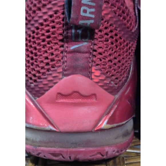 Nike LeBron 12 Low University Red Sneakers Shoes 724557-616 Youth Size 7Y - Picture 8 of 9